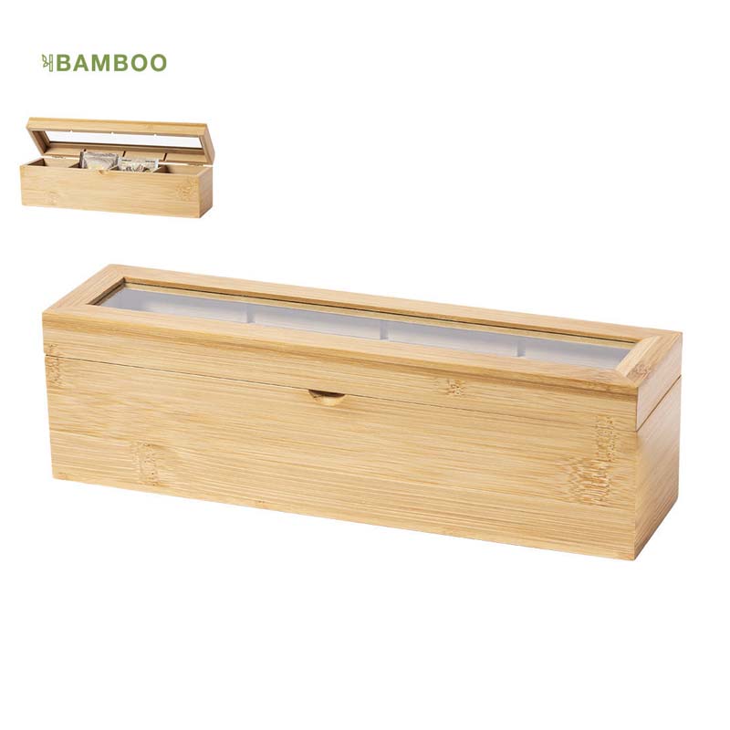 Bamboo Tea Storage Box