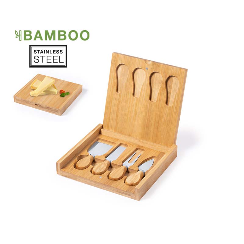 Bamboo Cheese Knife Set