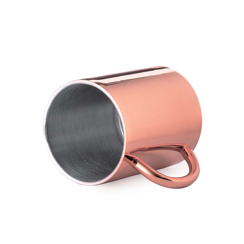 Mug Double Walled Galvanised Copper image2