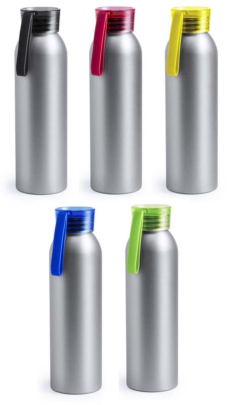 Coloured Lid Aluminium Bottle image1