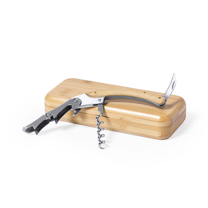 Bamboo Corkscrew Opener image4