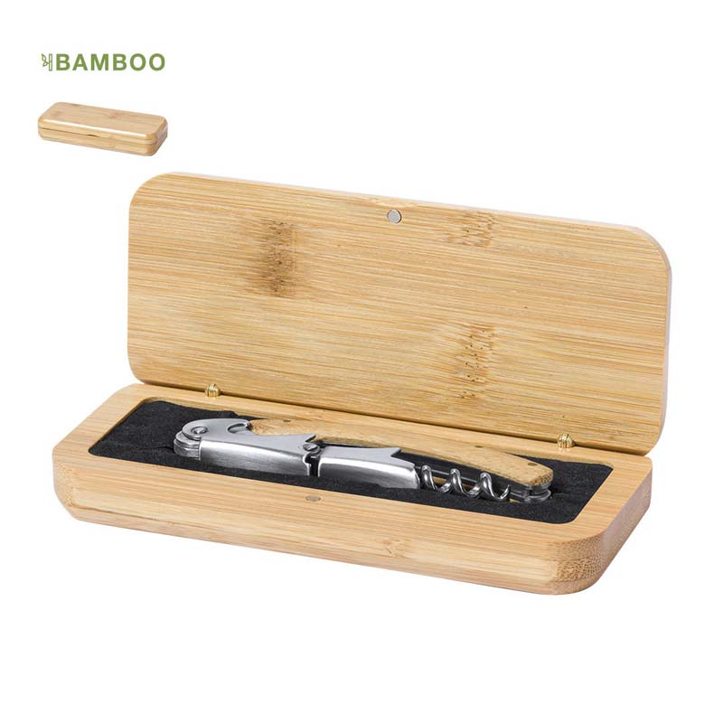 Bamboo Corkscrew Opener