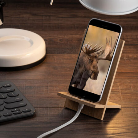 Bamboo Phone Holder image4