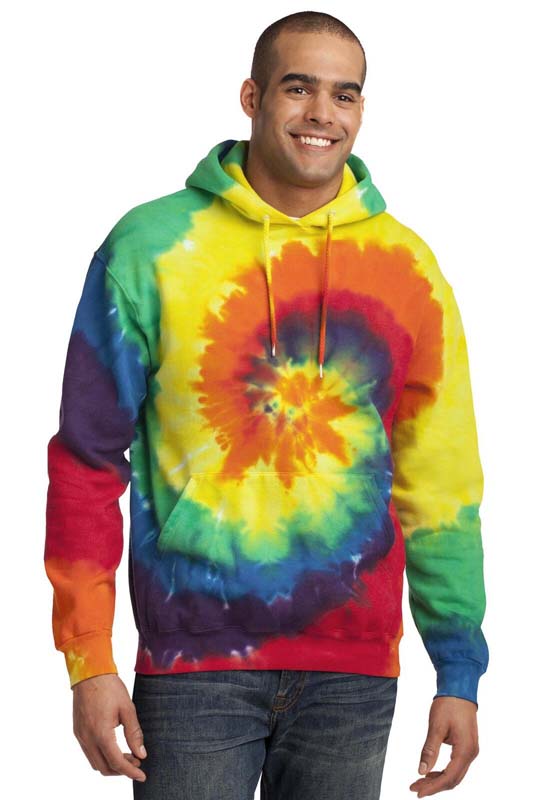 Port & Company Tie-Dye Pullover Hooded Sweatshirt