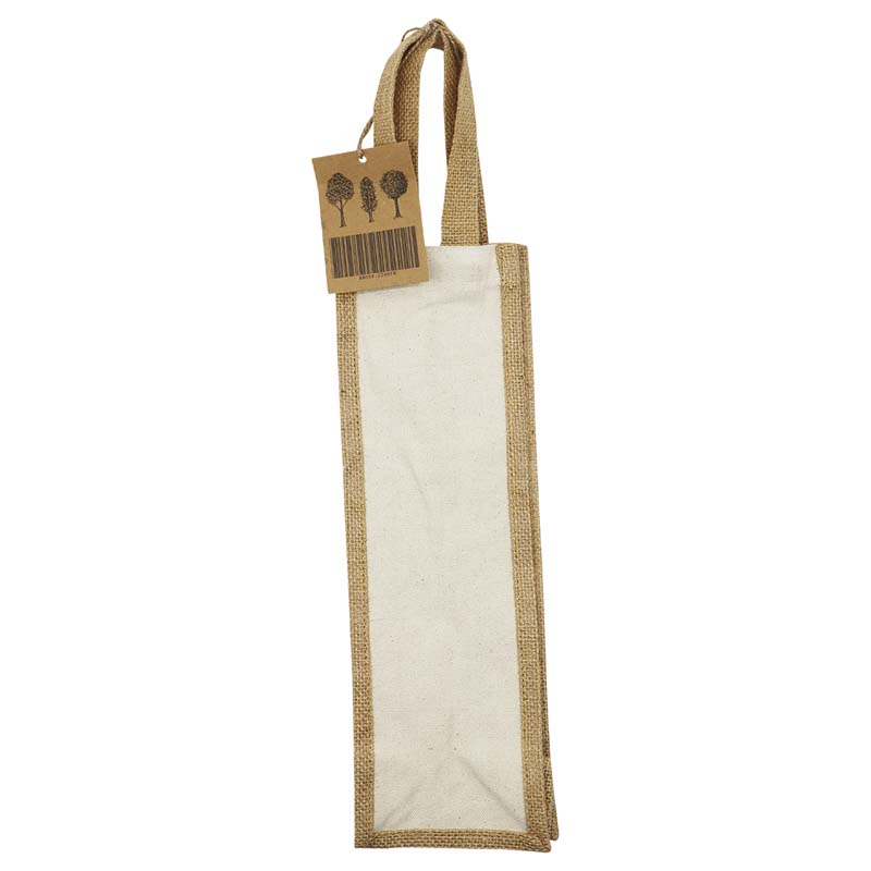 Jute Single Wine Bag image3