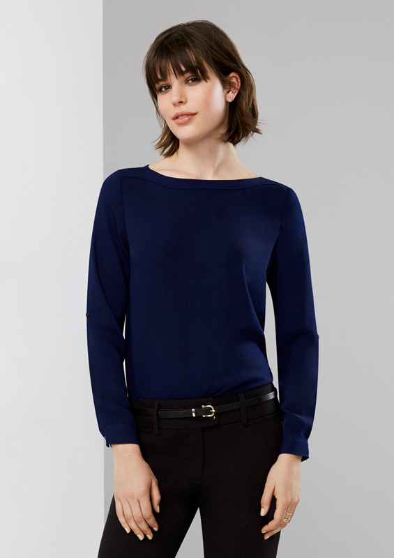 Madison Boatneck Blouse