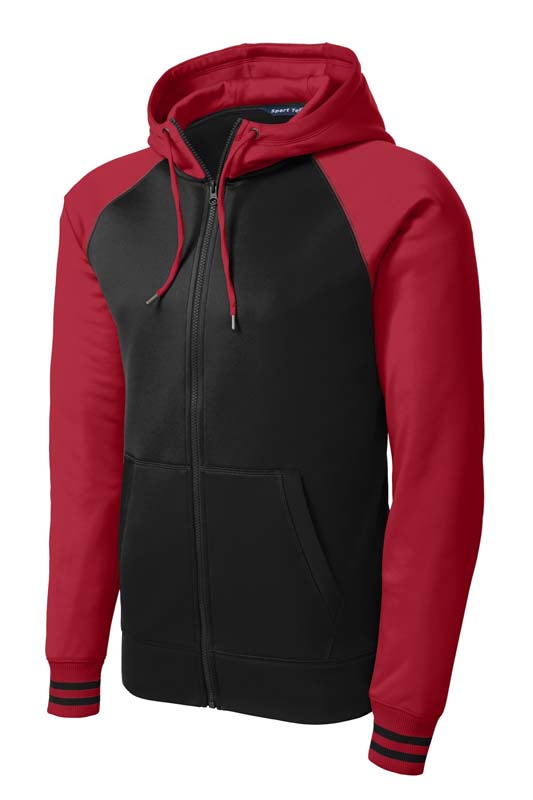 Sport-Tek Sport-Wick Varsity Fleece Full-Zip Hooded Jacket image4