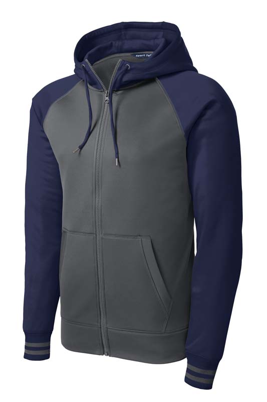 Sport-Tek Sport-Wick Varsity Fleece Full-Zip Hooded Jacket image9