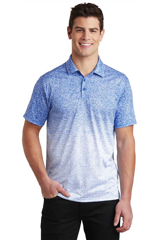 Sport-Tek Ombre Heather Polo image1