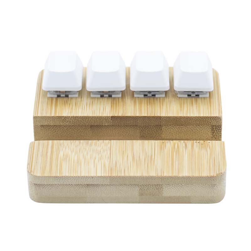 Bamboo Stand Holder Key Pressing Stress Reliever image2