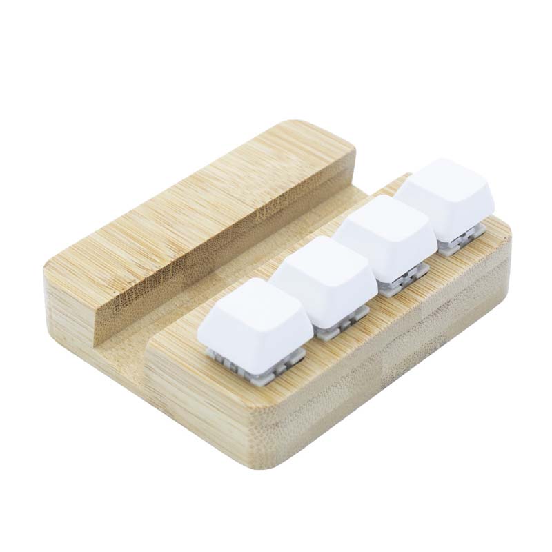 Bamboo Stand Holder Key Pressing Stress Reliever image3