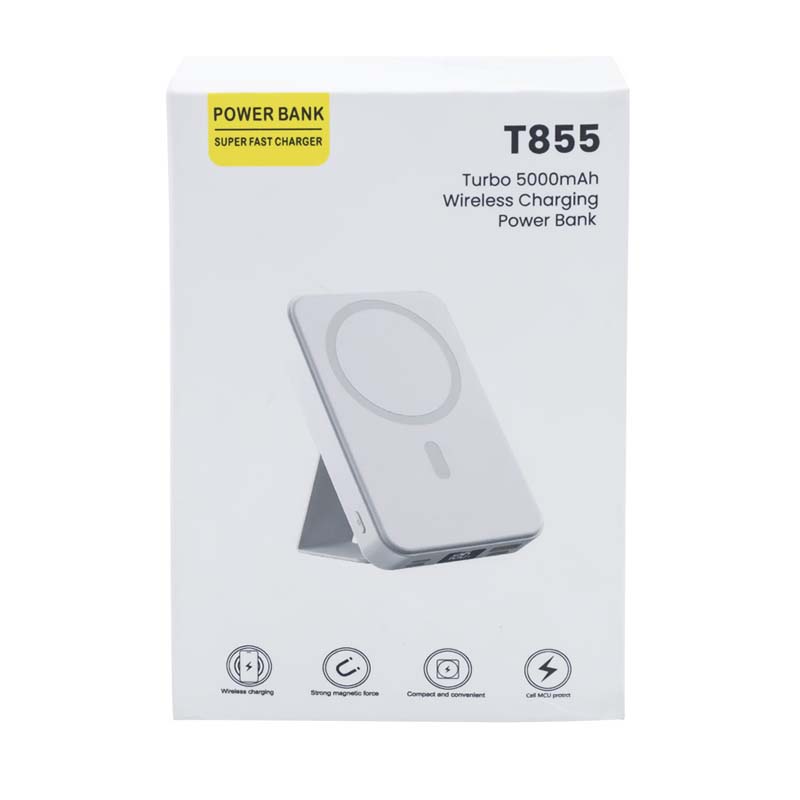 Turbo 5000mAh wireless charging power bank image2