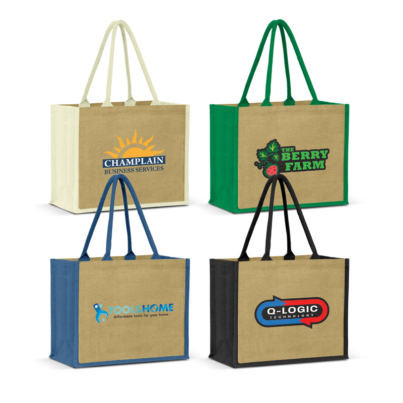 Promotional Jute Bags, Custom Printed Personalised Jute Bags