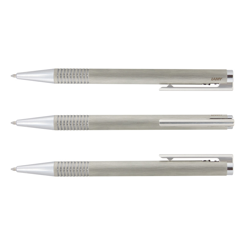 Lamy Logo Pen - Brushed Steel image2