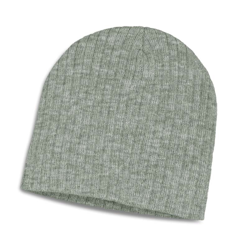 Nebraska Heather Cable Knit Beanie image3