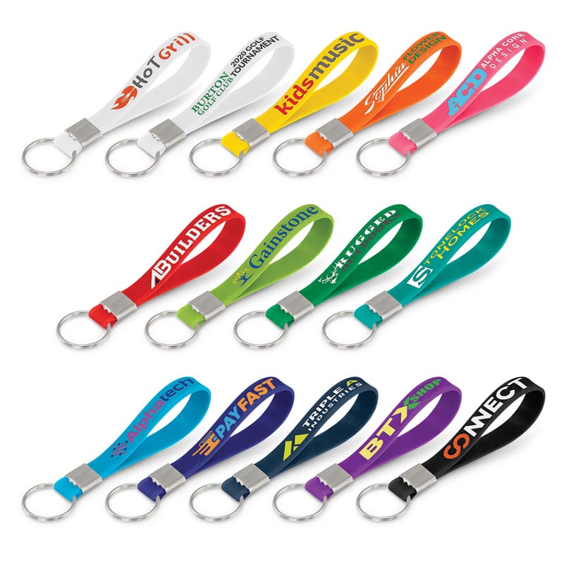 Silicone Key Ring - Debossed image1