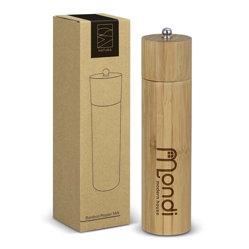 Bamboo Pepper Mill