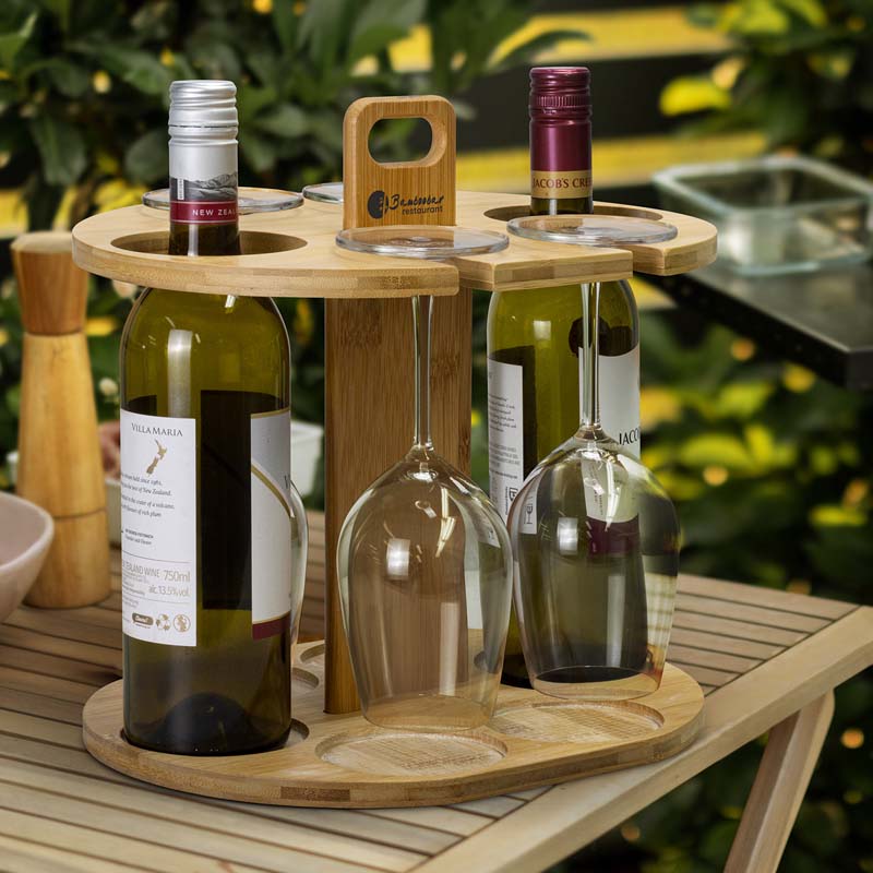 Bamboo Wine Rack image4