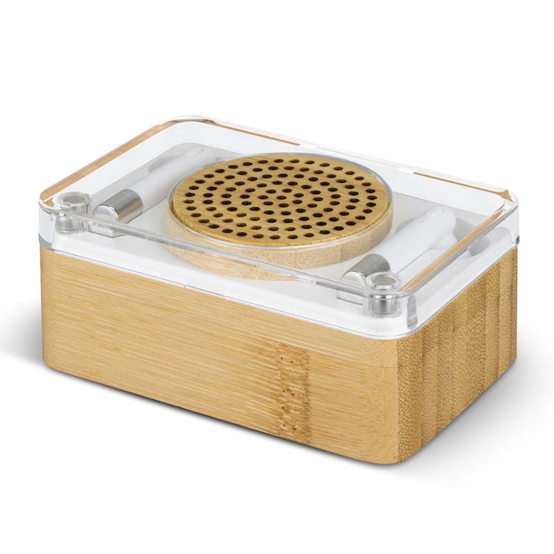 Bamboo Wireless Speaker & Earbud Set image2