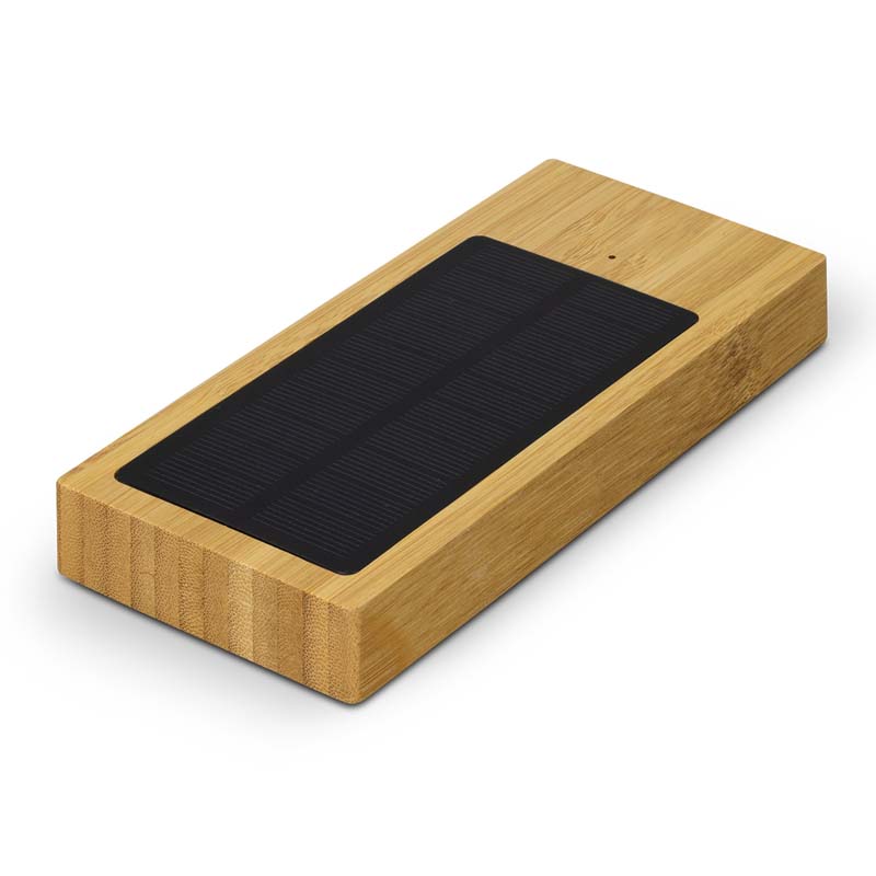 Bamboo Solar Power Bank - 10,000mAh image2