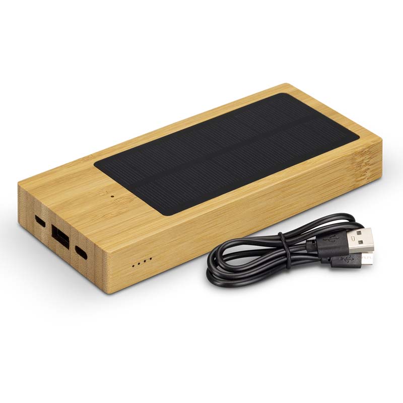 Bamboo Solar Power Bank AUS image3