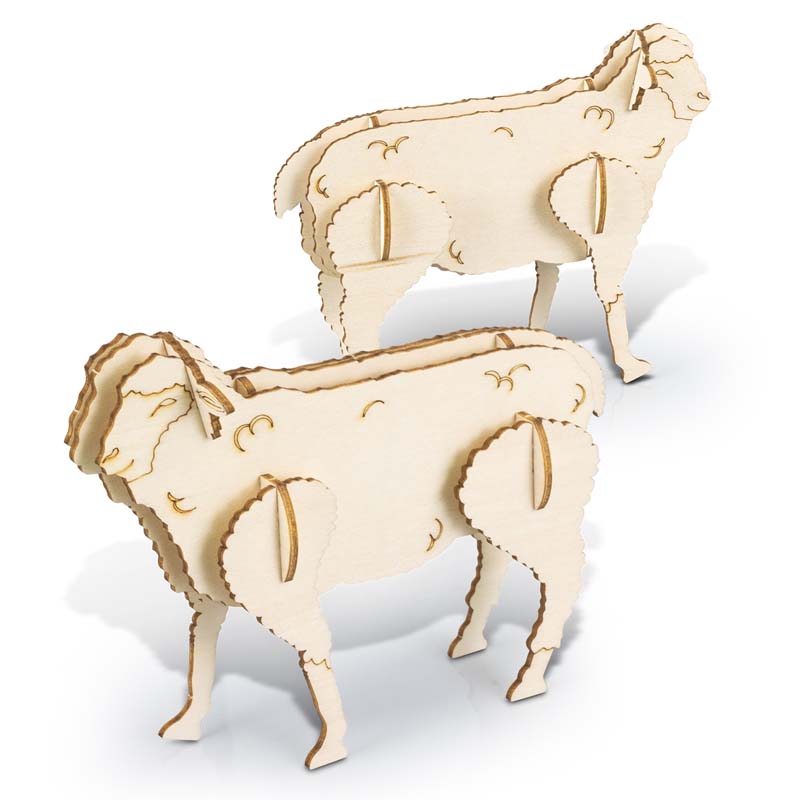 BRANDCRAFT Sheep Wooden Model image2