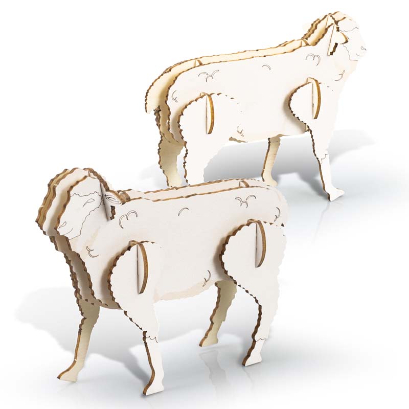 BRANDCRAFT Sheep Wooden Model image5