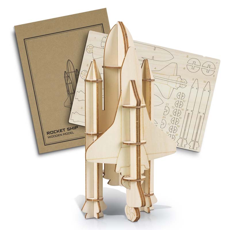 BRANDCRAFT Rocket Ship Wooden Mode image1