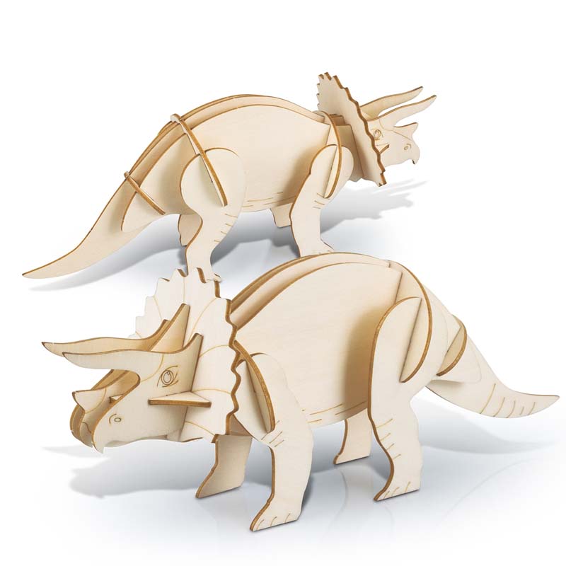 BRANDCRAFT Triceratops Wooden Model image2