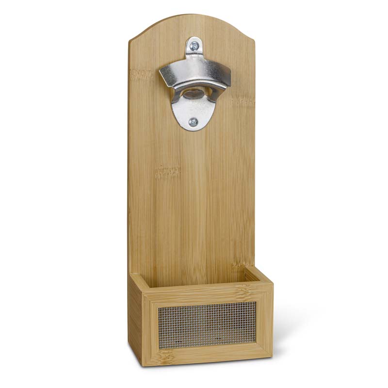 Natura Bamboo Wall Mounted Bottle Opener image2