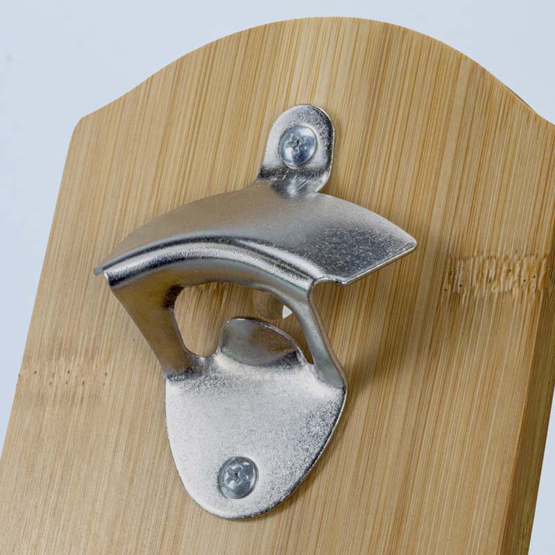 Natura Bamboo Wall Mounted Bottle Opener image3