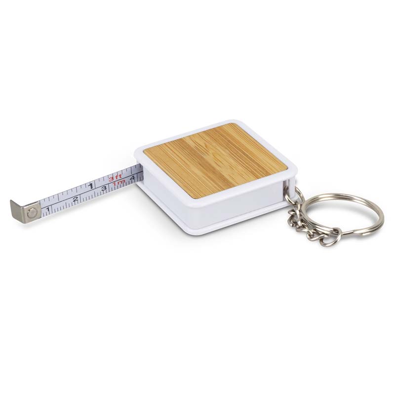 Bamboo Tape Measure Key Ring image3