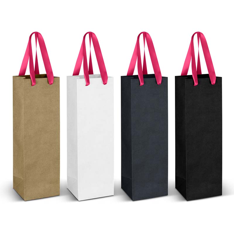 Wine Ribbon Handle Paper Bag image9