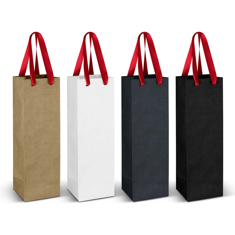 Wine Ribbon Handle Paper Bag image10