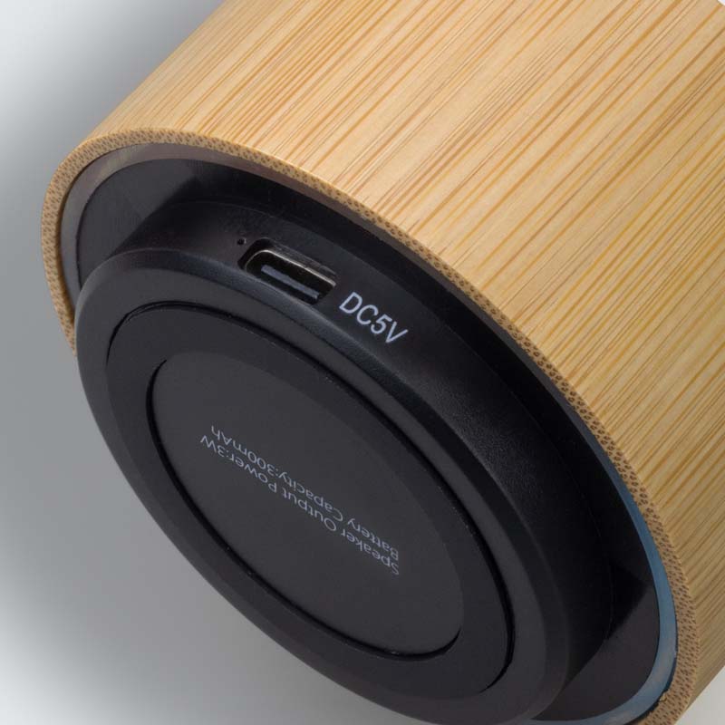 Bamboo Bluetooth Speaker - Black image4