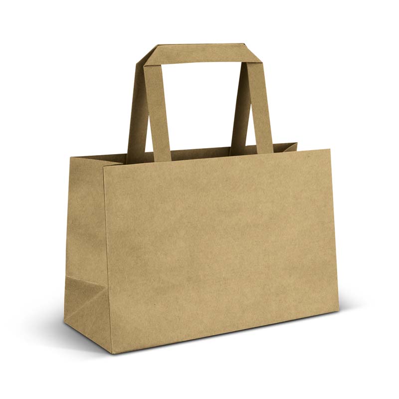 Small Flat Handle Paper Bag Landscape image5