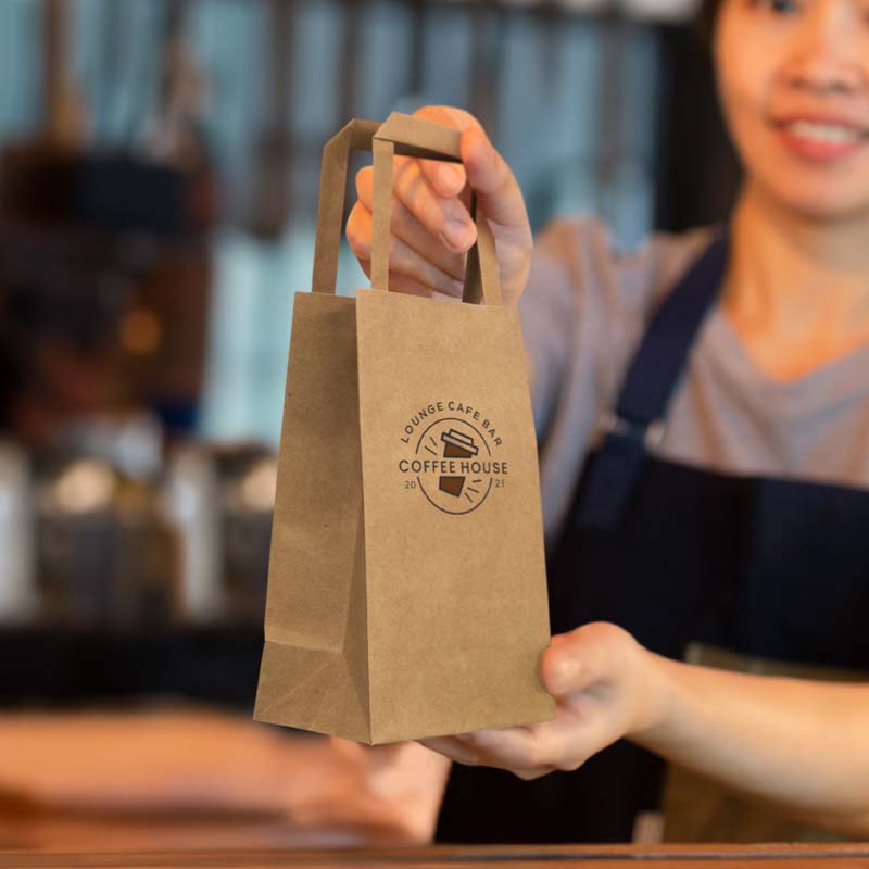 Small Flat Handle Paper Bag Portrait image6