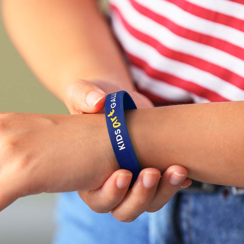 Kids Silicone Wrist Band - Debossed image10