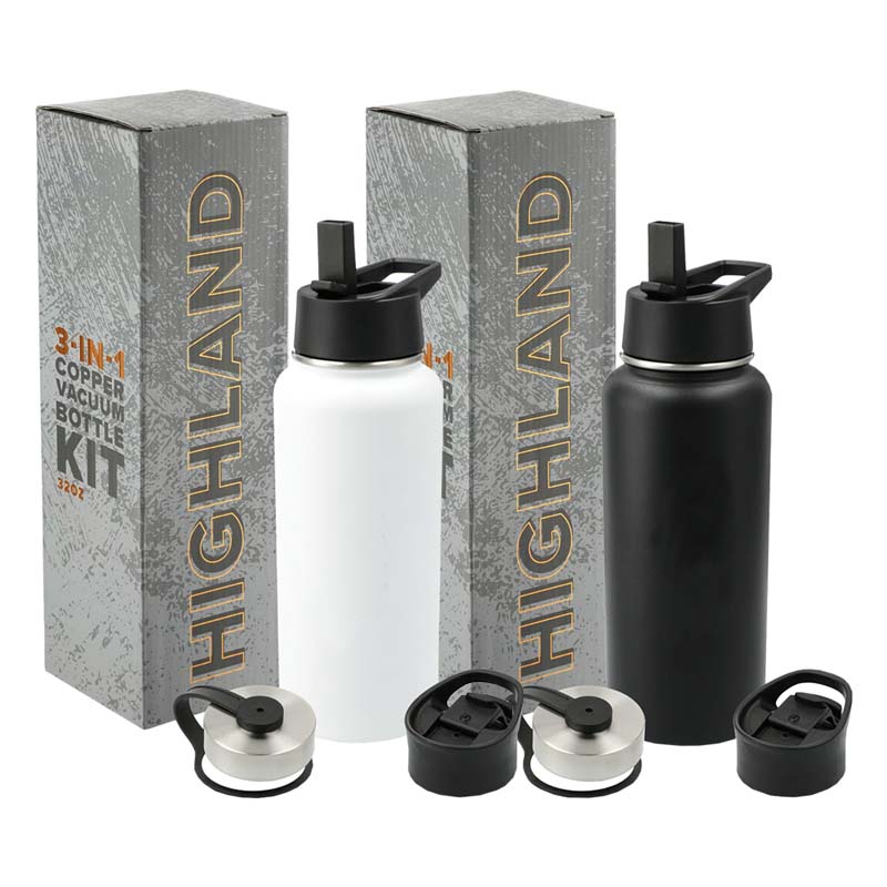 Trekk Highland 3-in-1 Copper Vacuum Bottle Kit 950ml