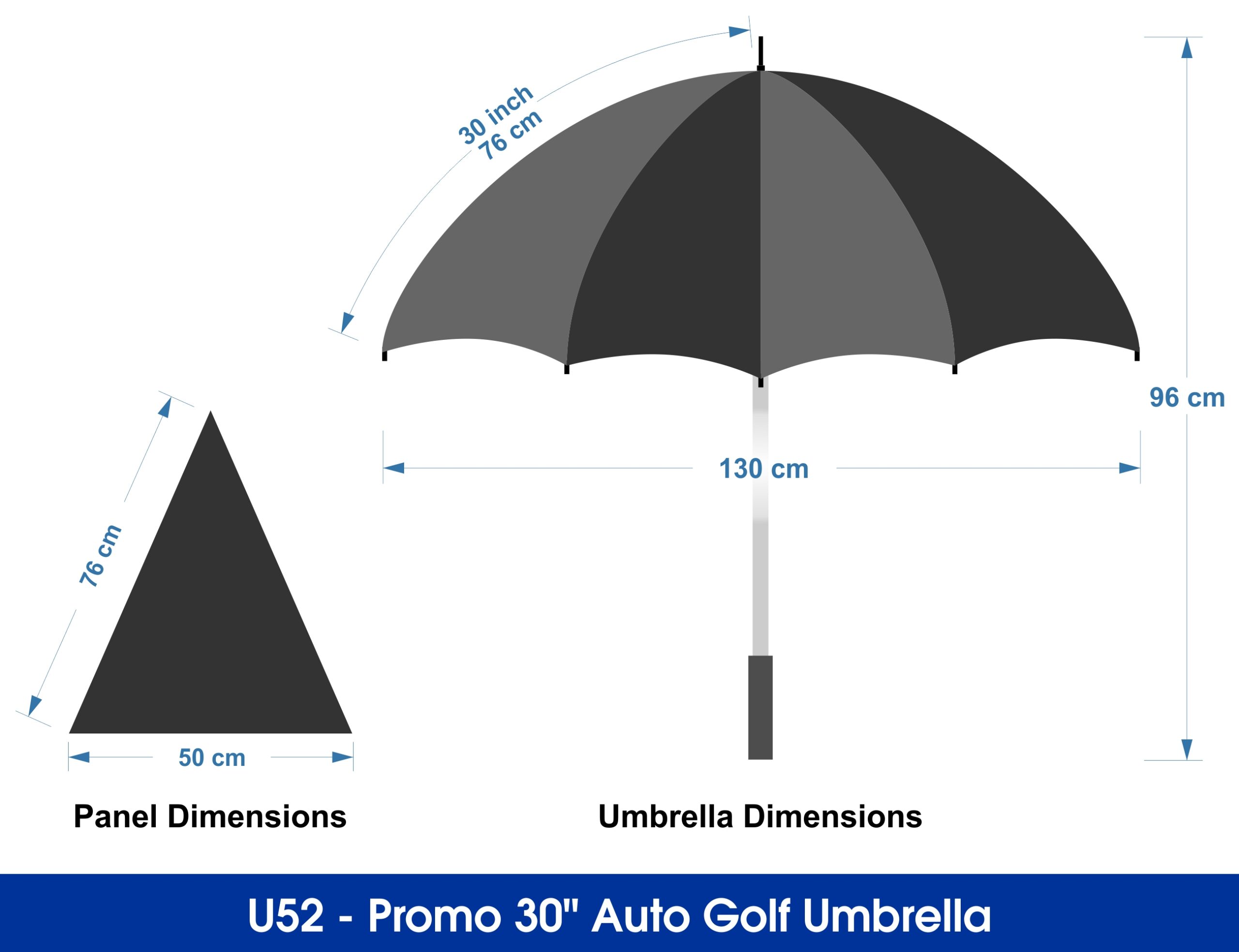 Promo 30 inch Auto Golf Umbrella image11