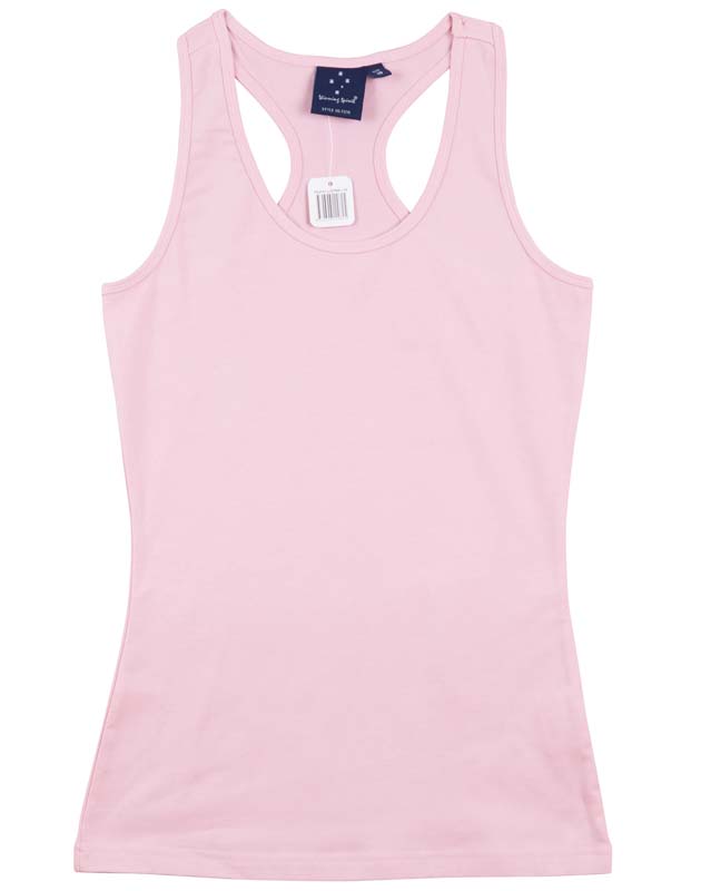 Ladies Stretch Raceback Singlet - Cotton Singlet - T-Shirts & Singlets ...