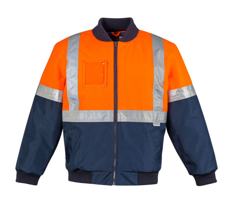 Syzmik Hi Vis Quilted Flying Jacket - Hiviswear Australia